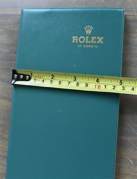 vintage rolex green plastic notepad